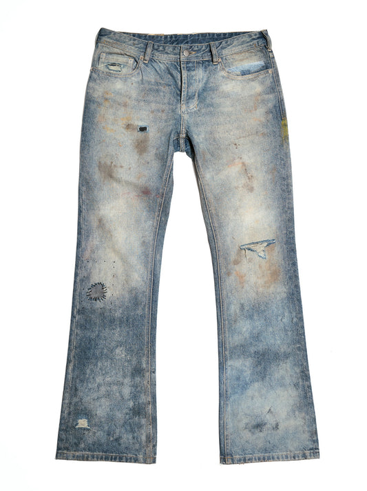 THRASHED CLASSIC FLARE JEAN